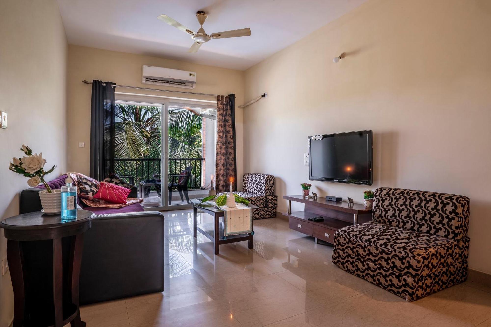 Goa Chillout Apartment - 1Bhk, Baga Exterior foto